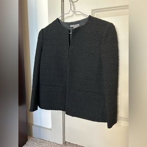 Vince tweed wool blend blazer, 3/4 length sleeves